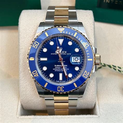 rolex submariner bi color blue|Rolex red submariner for sale.